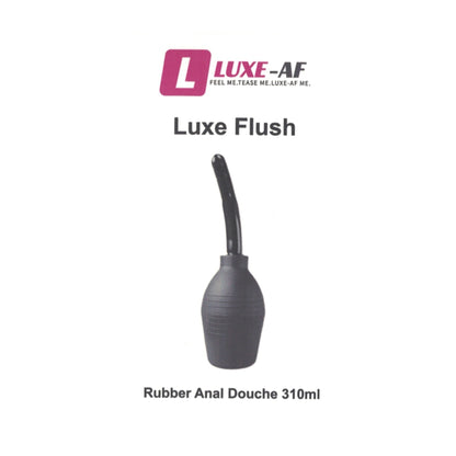 Luxe-AF Luxe Flush 310ml Douche Black in retail packaging