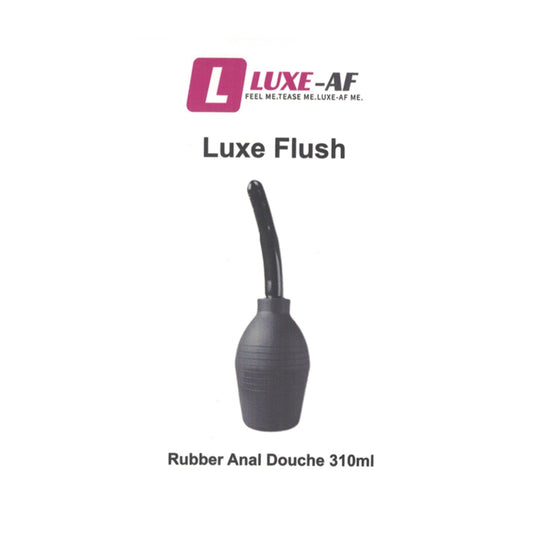 Luxe-AF Luxe Flush 310ml Douche Black in retail packaging