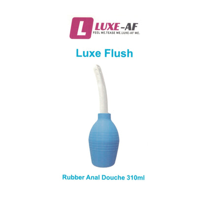 Luxe-AF Luxe Flush 310ml Douche Blue-White in retail packaging