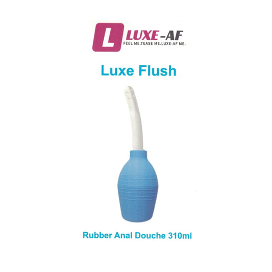 Luxe-AF Luxe Flush 310ml Douche Blue-White in retail packaging