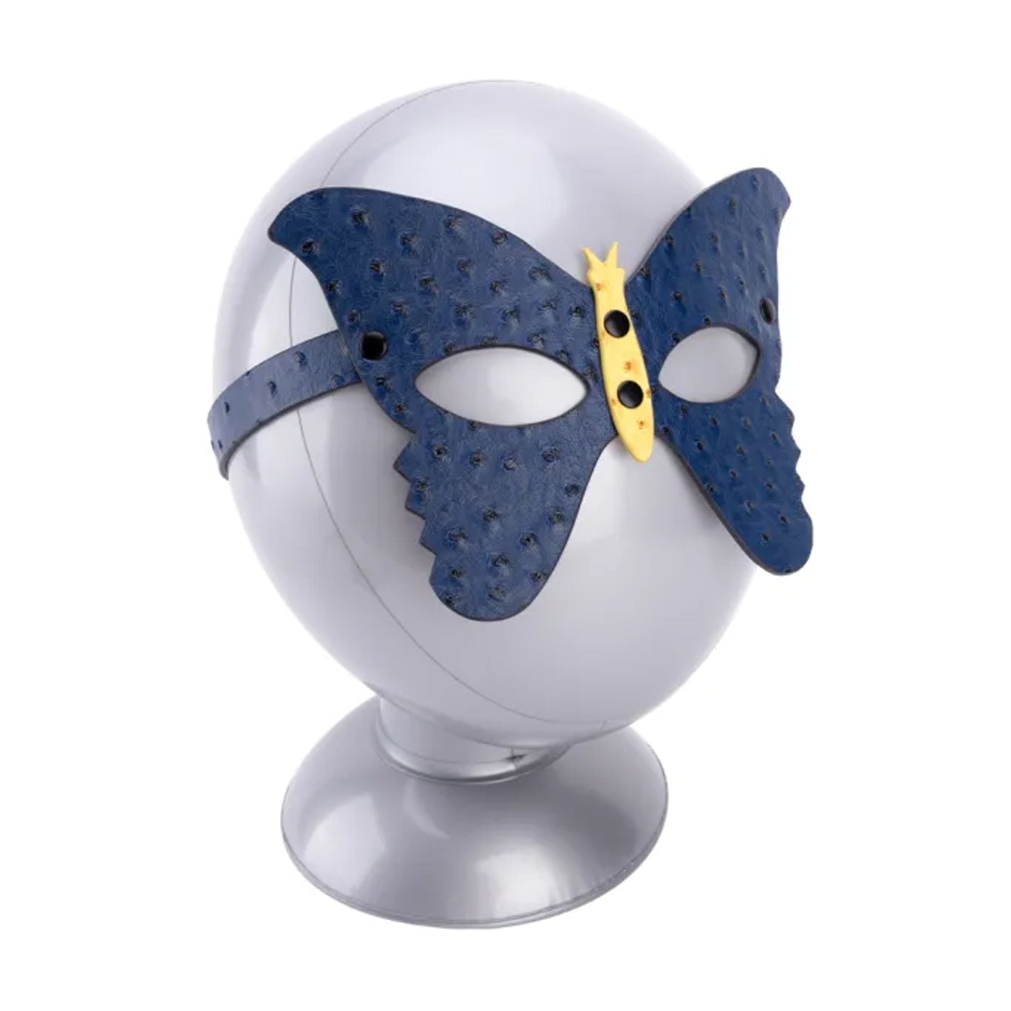 Butterfly mask displayed on mannequin head