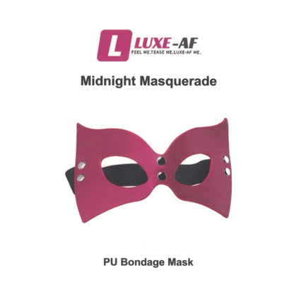 Luxe-AF Midnight Masquerade Venetian Mask retail packaging