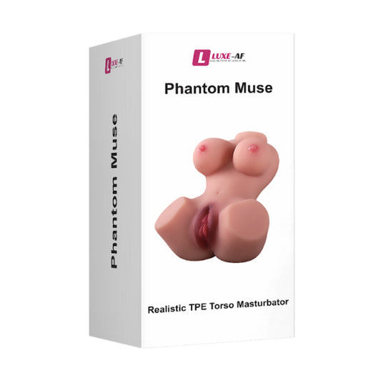 Luxe-AF Phantom Muse Realistic TPE Torso Masturbator in retail packaging
