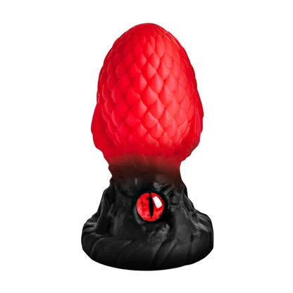 Luxe-AF Red Eye Reaper Anal Plug front upright view