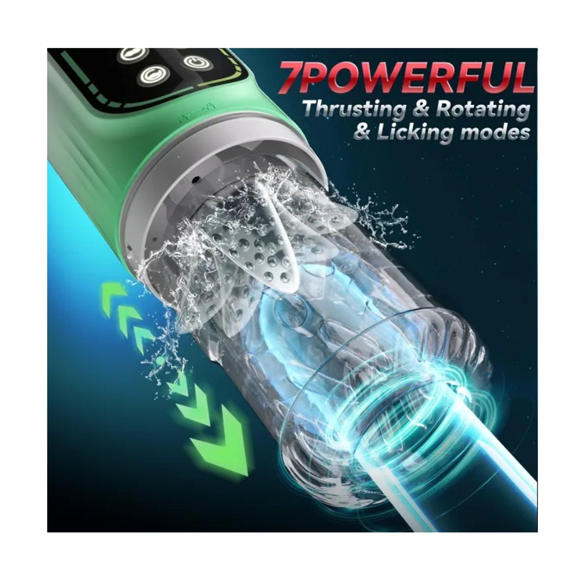 Thrusting Rotating And Licking Motion Internal View