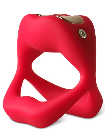 Luxe-AF Red Rogue App Control Cock Ring