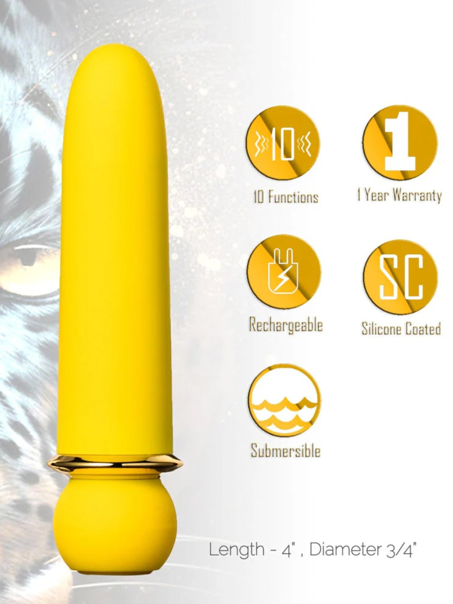 Maia Jaguar Bullet Vibrator Yellow
