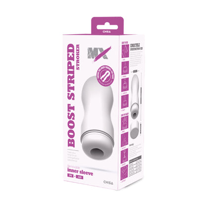 MX Boost Striped Stroker in retail packaging