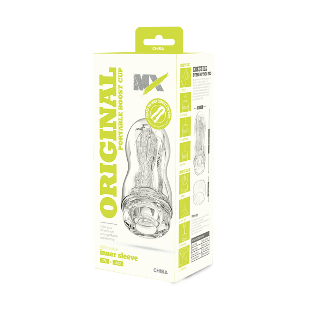 MX Original Portable Boost Cup in retail packaging