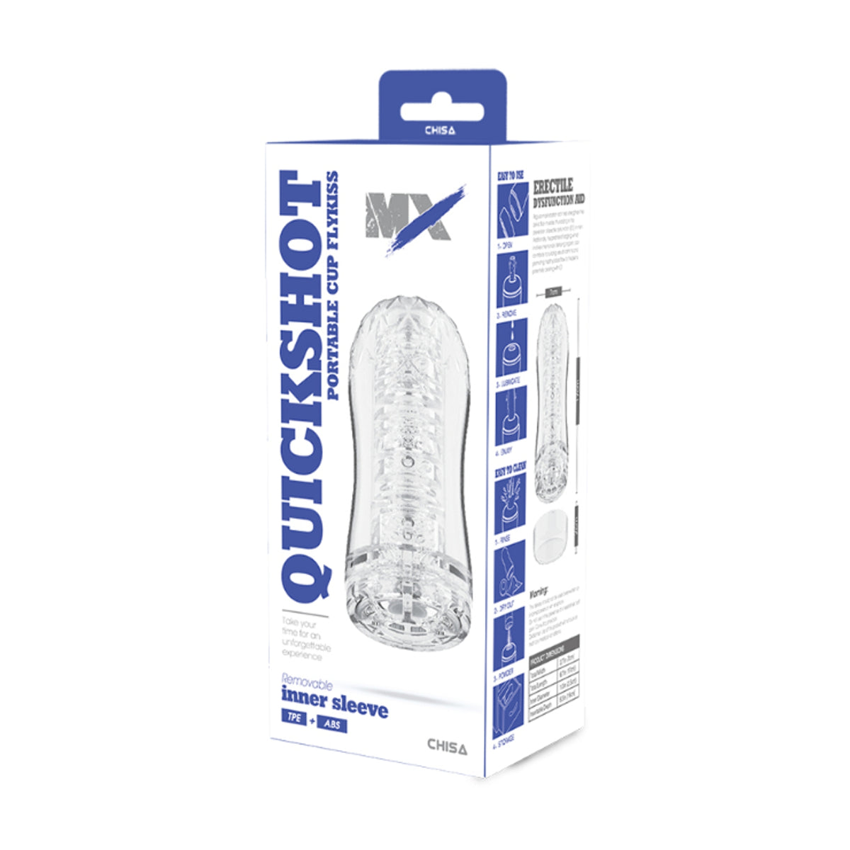 MX Quickshot Portable Flykiss Cup in retail packaging