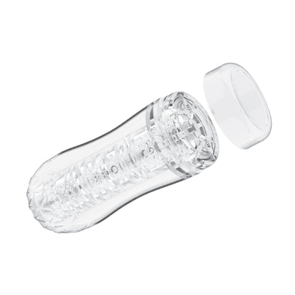 Clear stroker with removable end cap