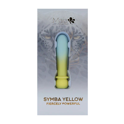Maia Symba Smooth Flexible Bullet Yellow retail packaging