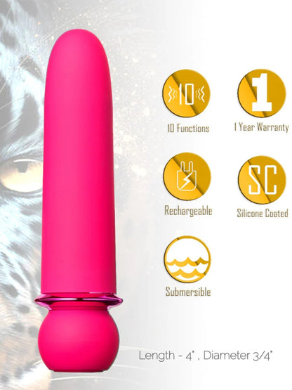 Maia Jaguar Bullet Vibrator Pink