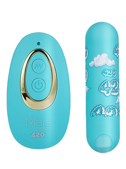Maia Jessi 420 Remote Bullet Vibrator Sky