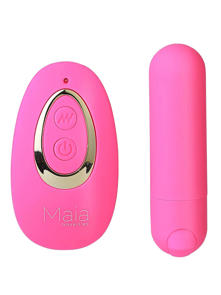 Maia Jessi 420 Remote Bullet Vibrator Pink