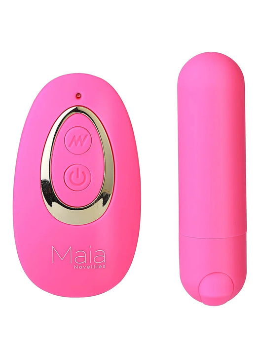 Maia Jessi 420 Remote Bullet Vibrator Pink