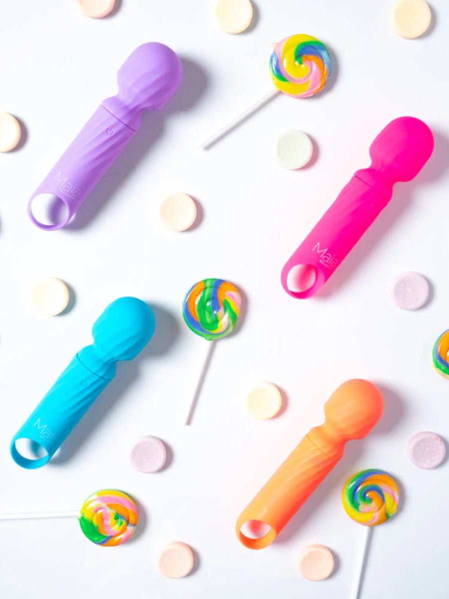 Maia Vibelite Dolly Mini Wand Vibrator Blue