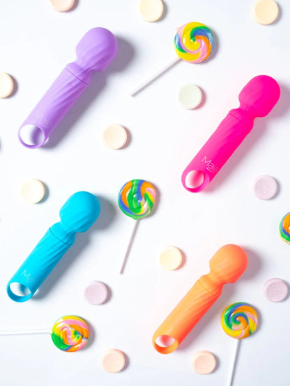 Maia Vibelite Dolly Mini Wand Vibrator Blue