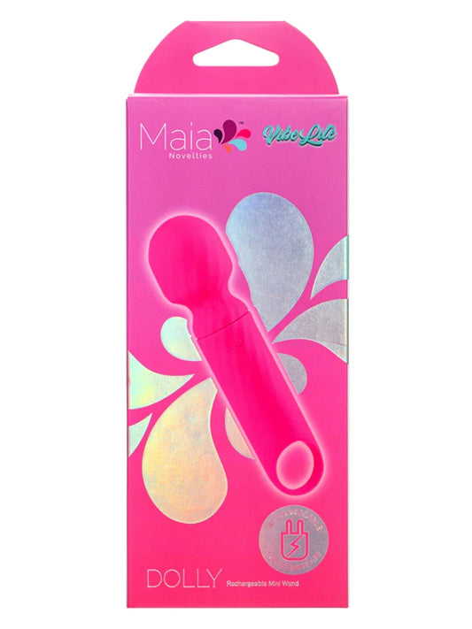 Maia Vibelite Dolly Mini Wand Vibrator Pink