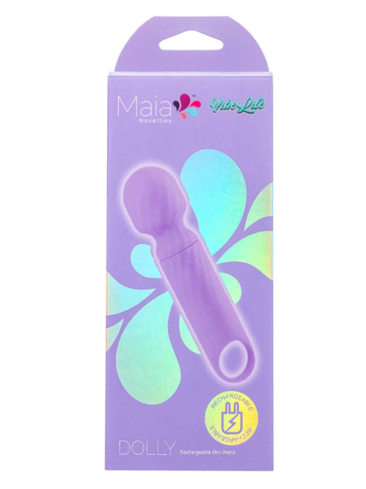 Maia Vibelite Dolly Mini Wand Vibrator Purple
