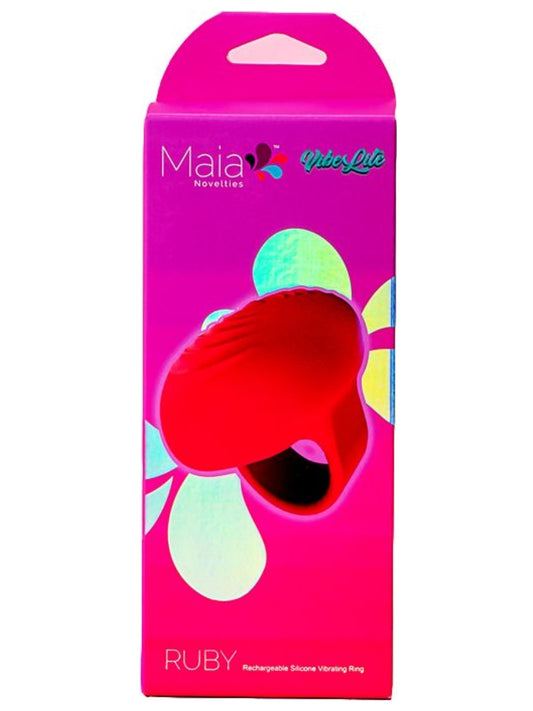 Maia Vibelite Ruby Vibrating Finger Ring
