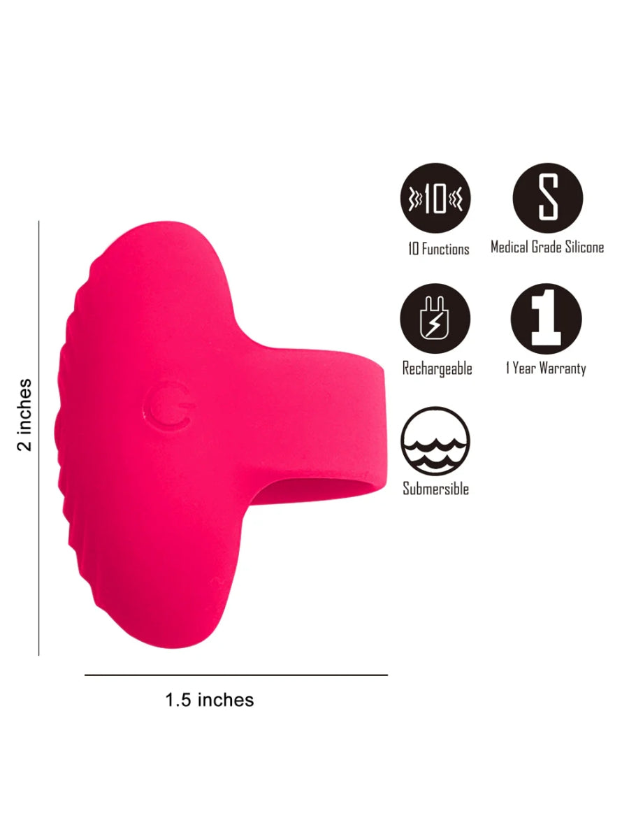 Maia Vibelite Ruby Vibrating Finger Ring