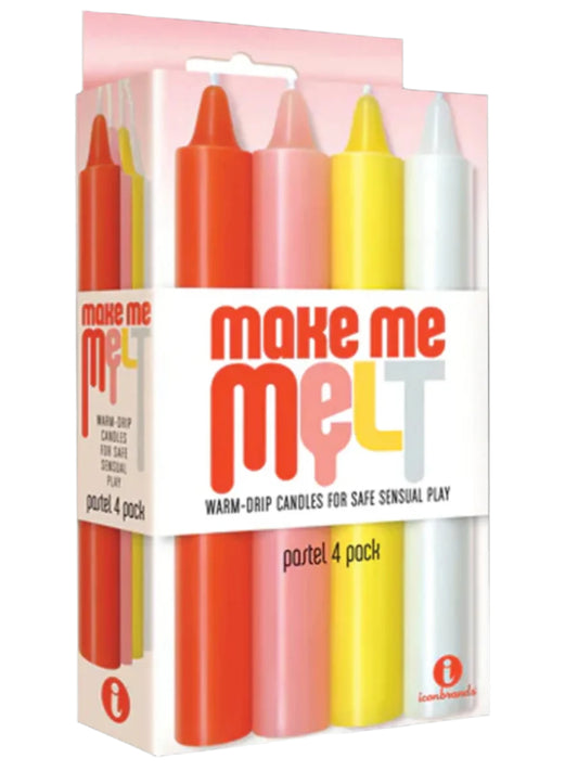 Make Me Melt Drip Candles Pastel Tones