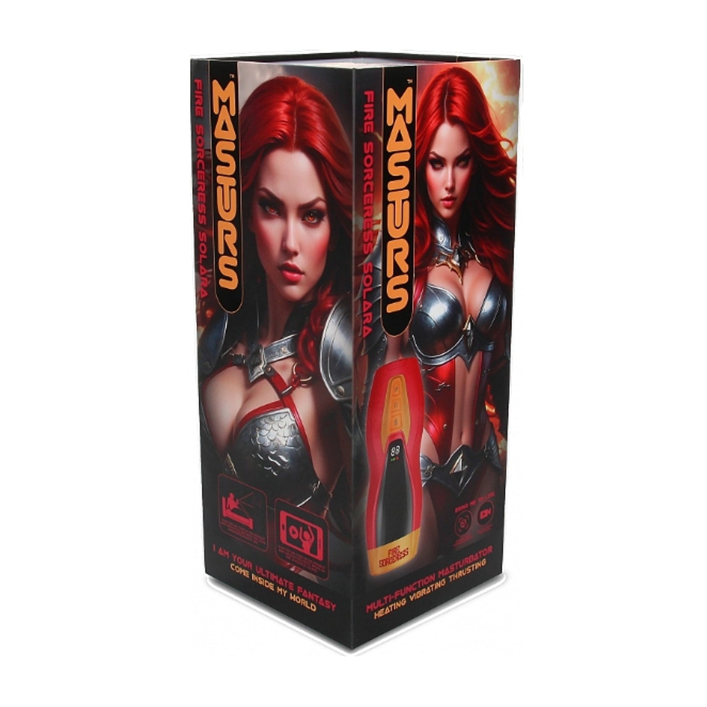 Masturs Fire Sorceress Solara Masturbator retail packaging
