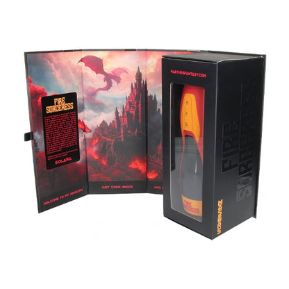 Open packaging showing product and artwork