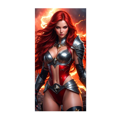 Fire Sorceress Solara character poster artwork
