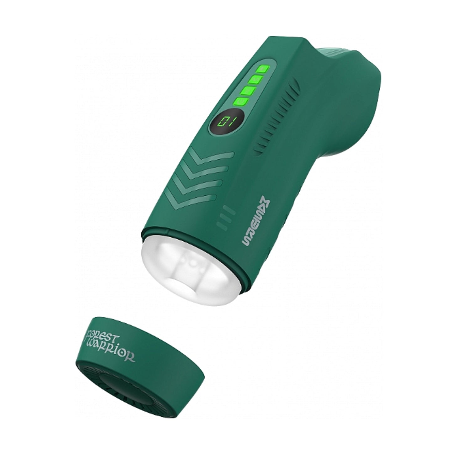 Sideways view with cap removed showing sleeve entry