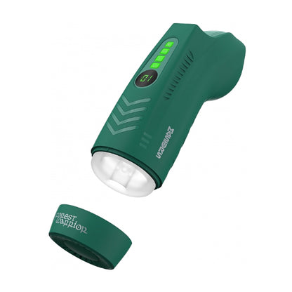 Sideways view with cap removed showing sleeve entry