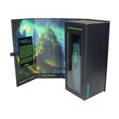 Open packaging showing product and artwork