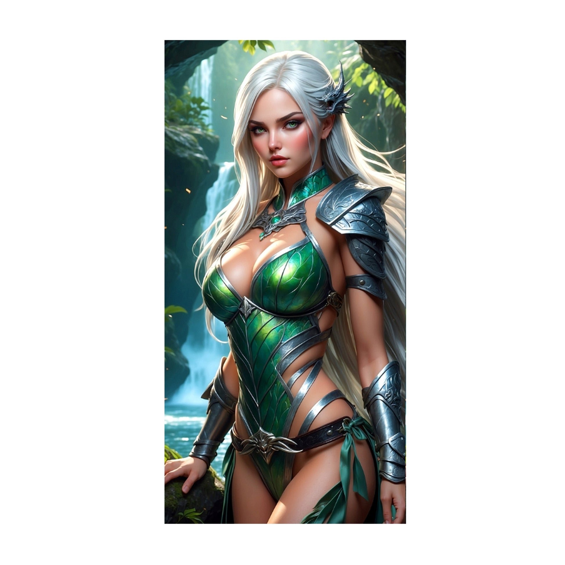 Forest Warrior Ayla character poster artwork