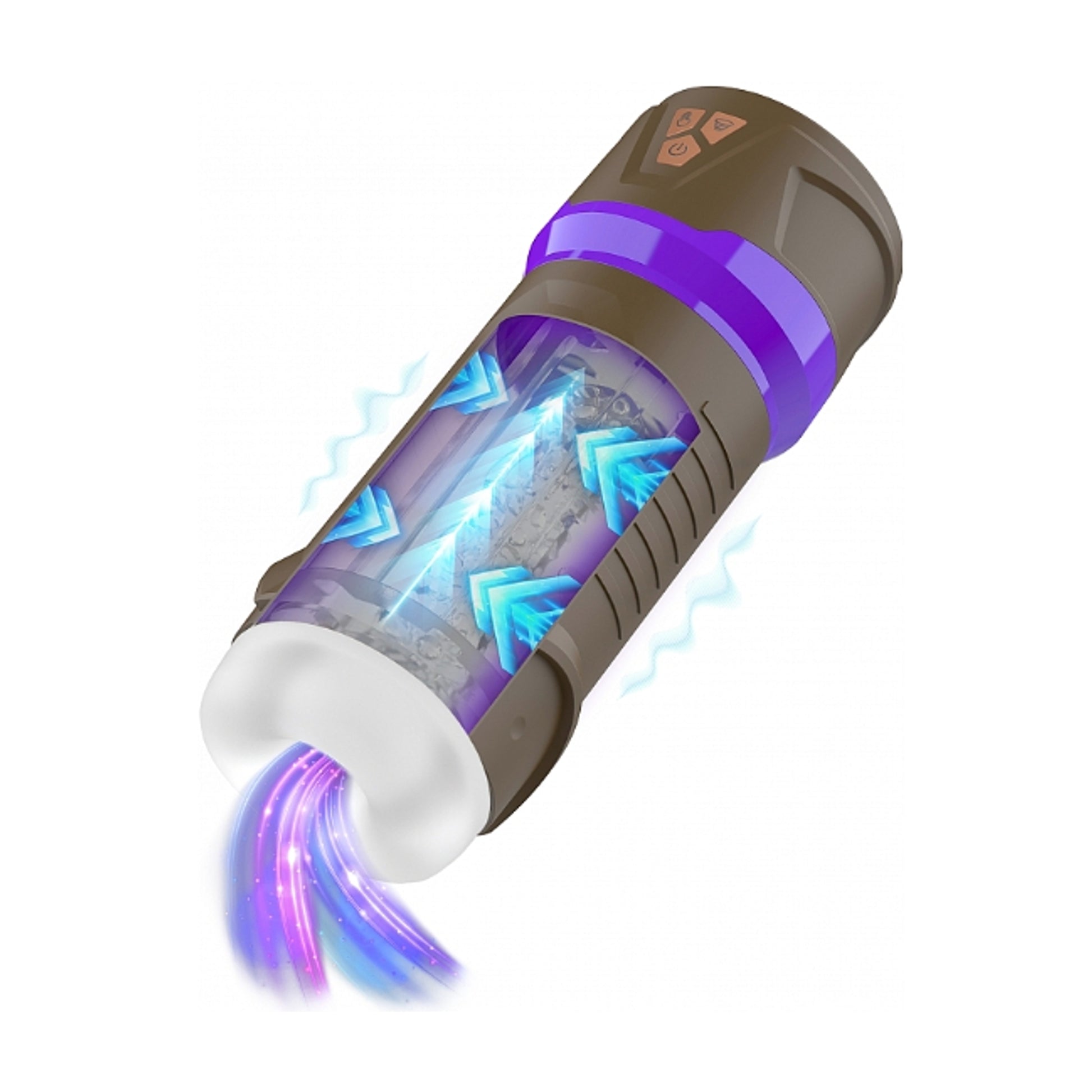 Side view highlighting internal functions and structure 