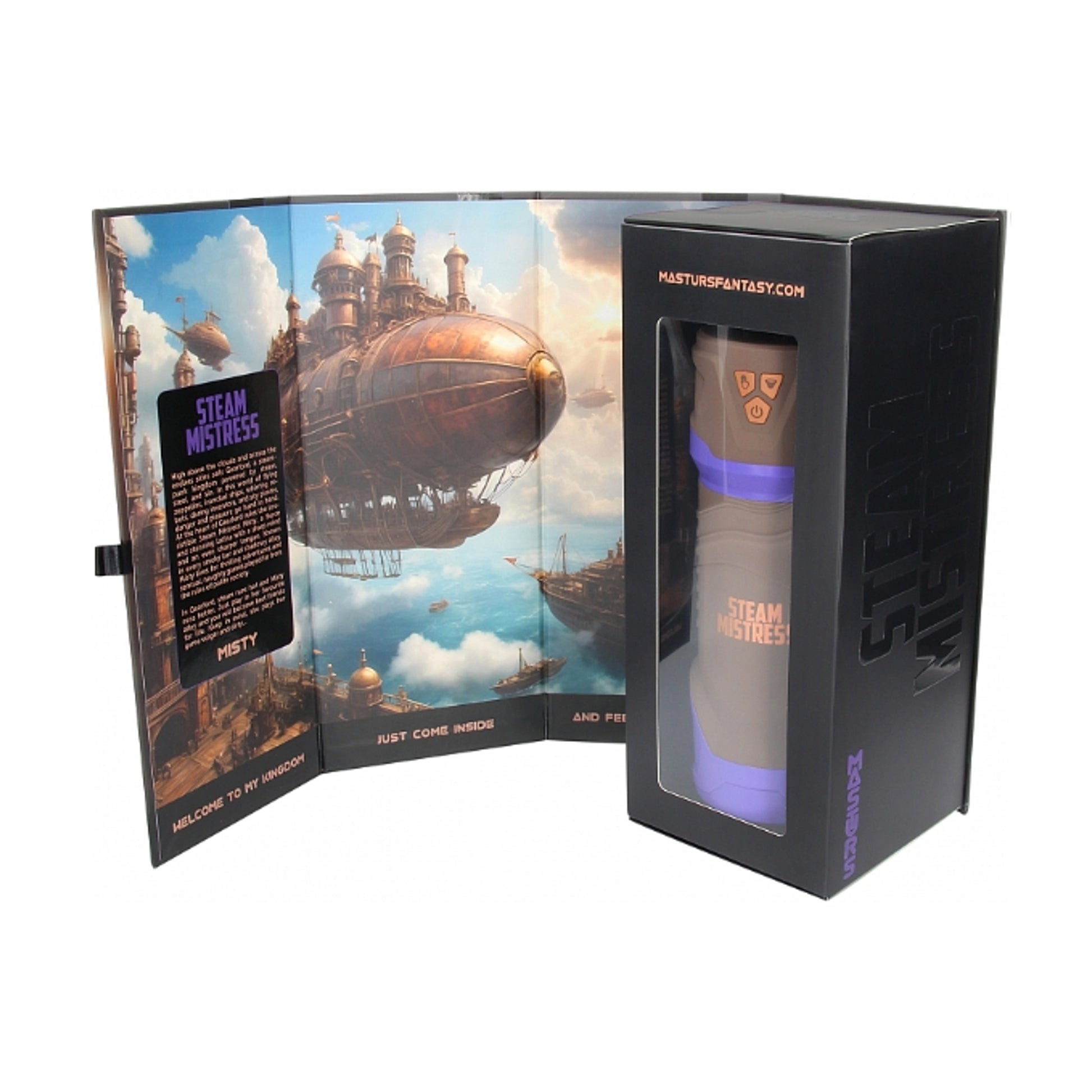 Open packaging showing product and artwork