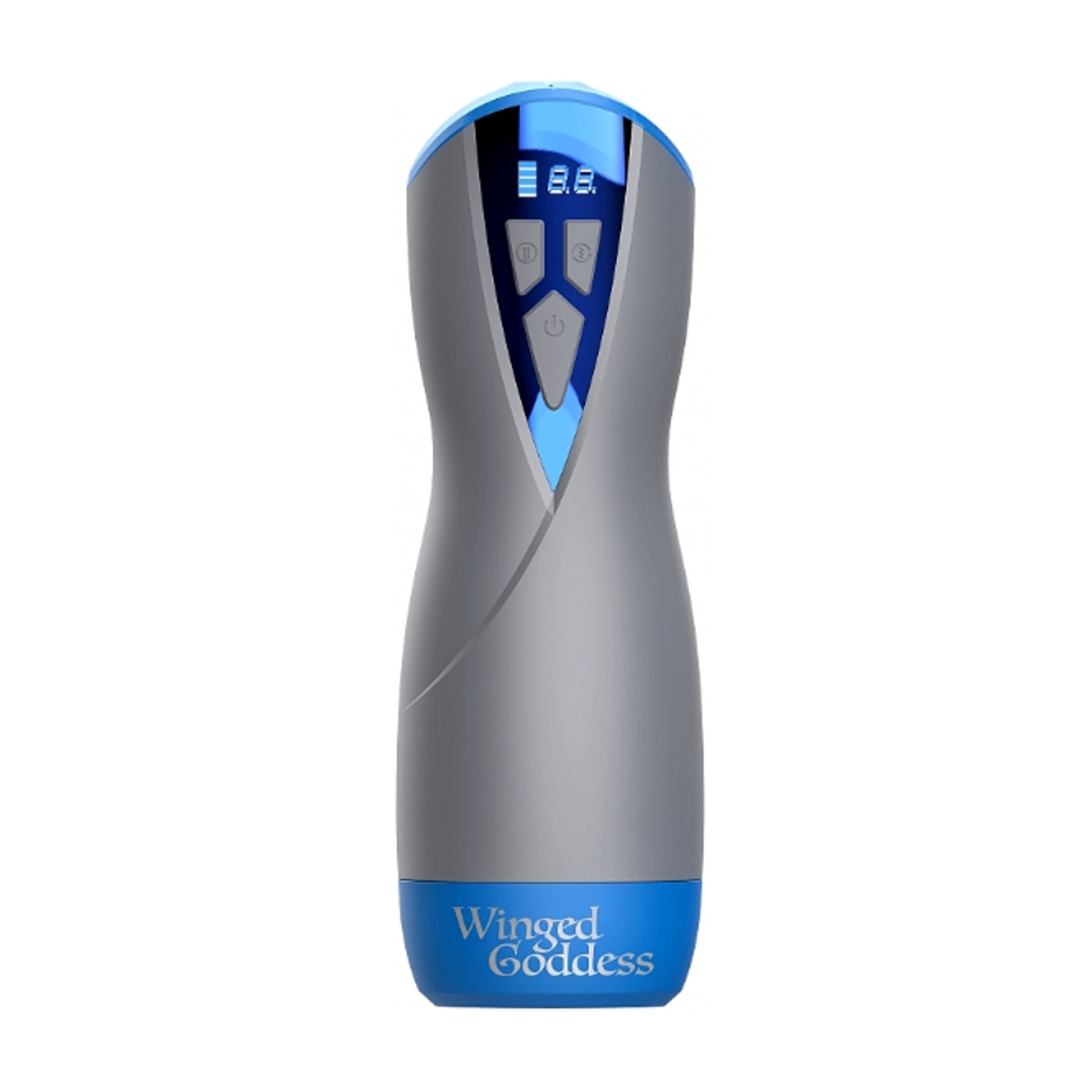 Front view of masturbator showing overall design