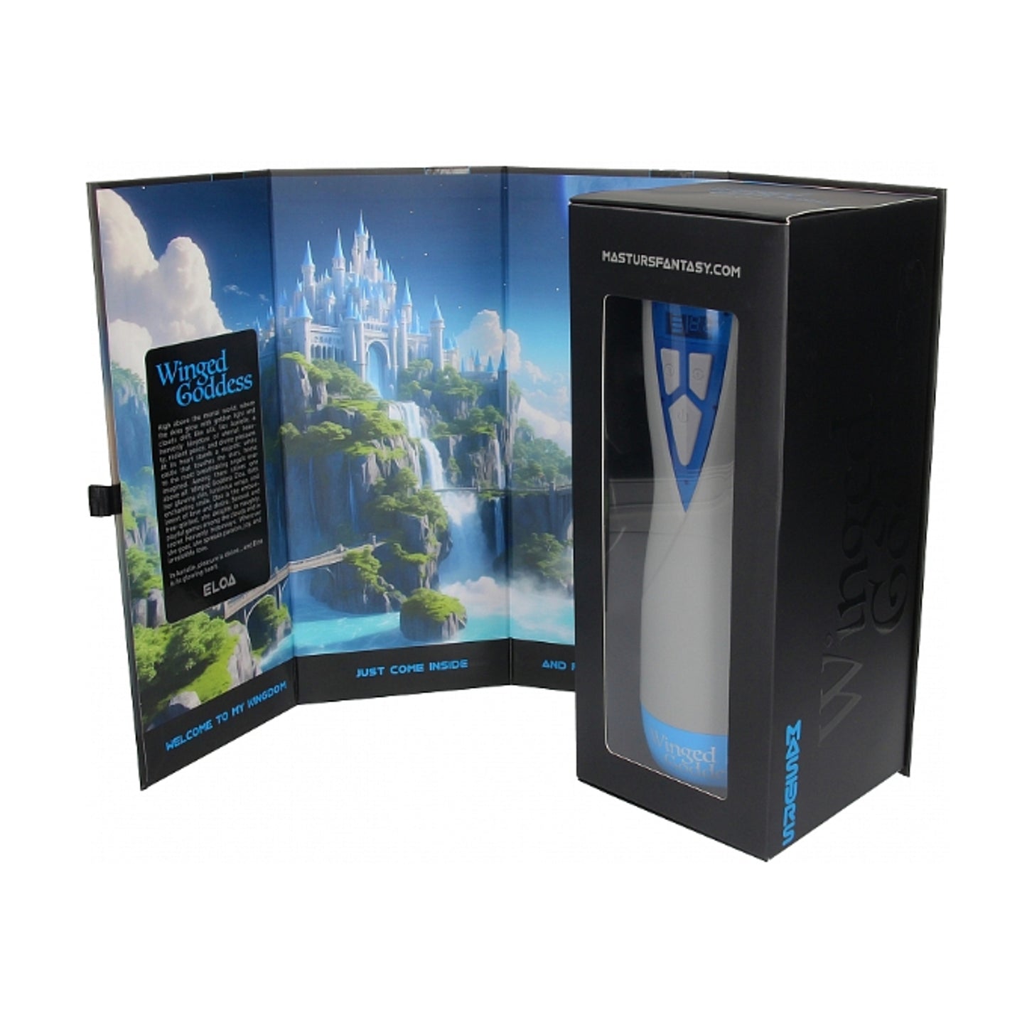 Open packaging showing product and artwork