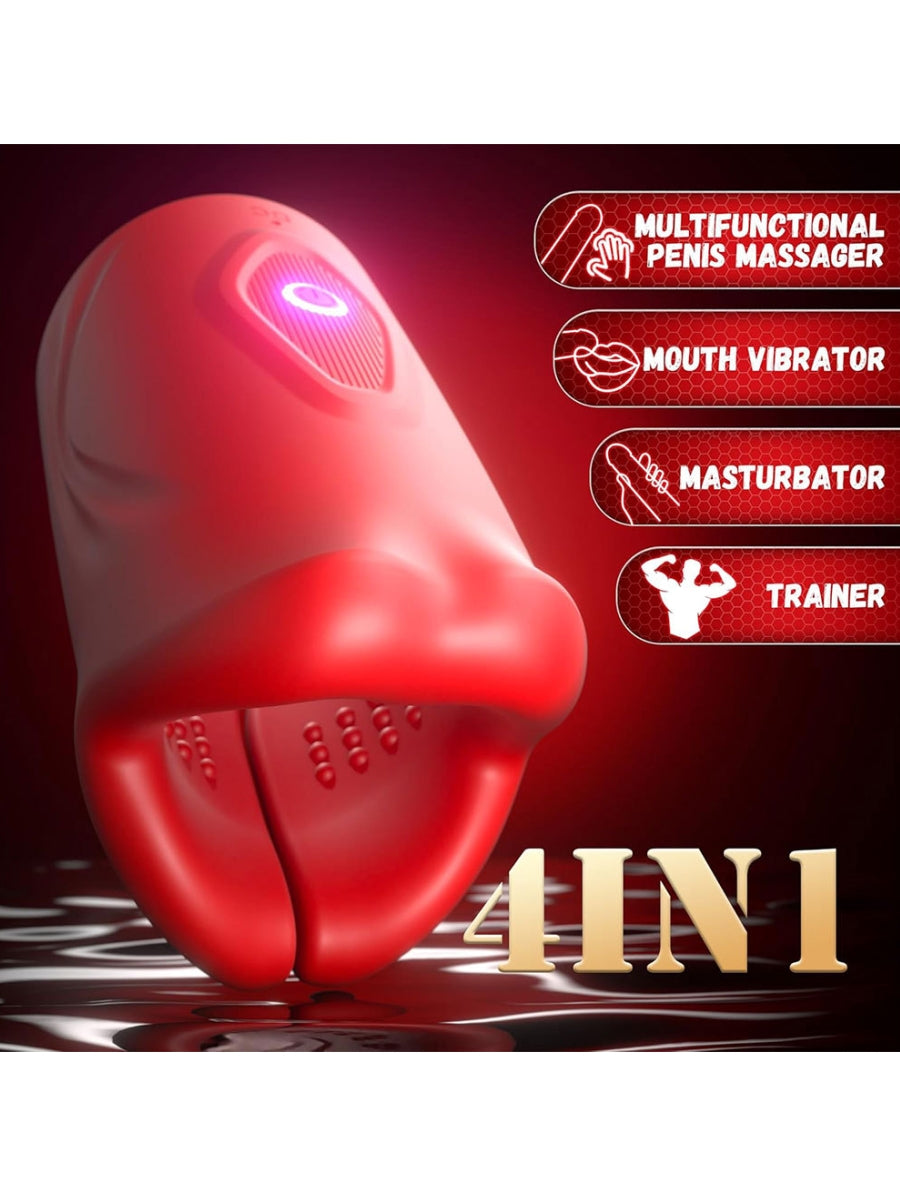Mouth App Control Vibrating Masturbator