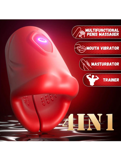 Mouth App Control Vibrating Masturbator