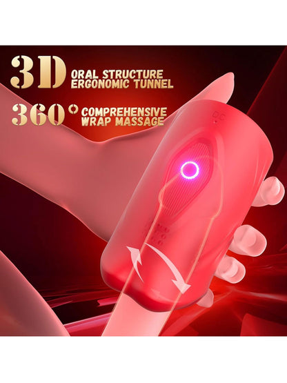Mouth App Control Vibrating Masturbator