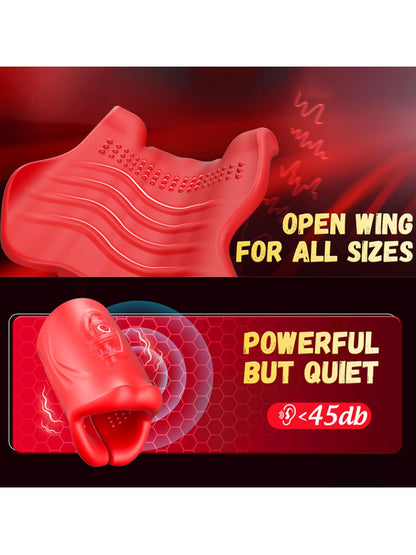 Mouth App Control Vibrating Masturbator