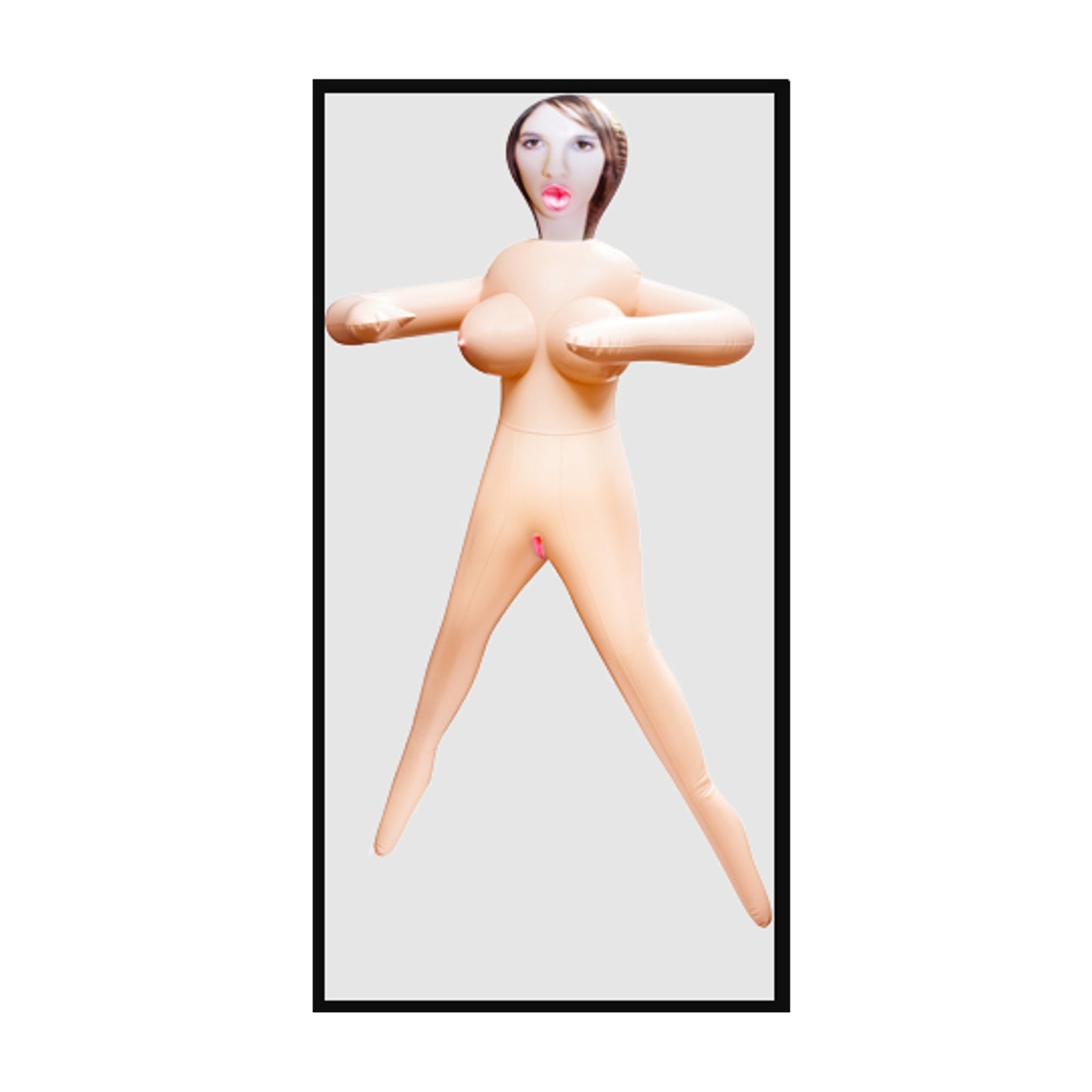 Full view of inflated Vanessa A doll showing body design