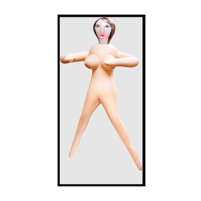 Full view of inflated Vanessa A doll showing body design