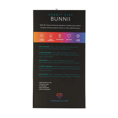 Rear of retail packaging showing product features and details
