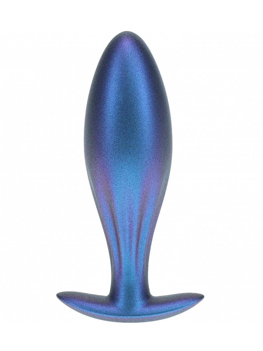 Ouch! Smooth Oval Silicone Anal Plug Blue 2
