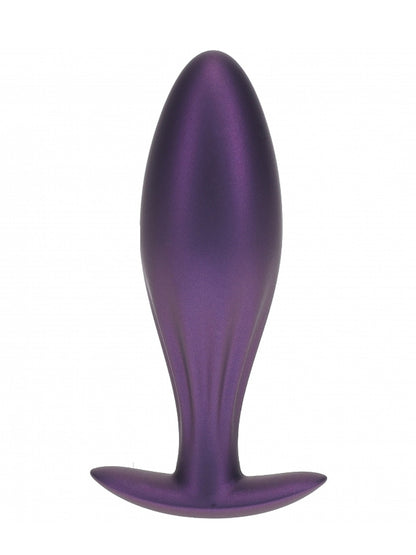 Ouch! Smooth Oval Silicone Anal Plug Purple 2