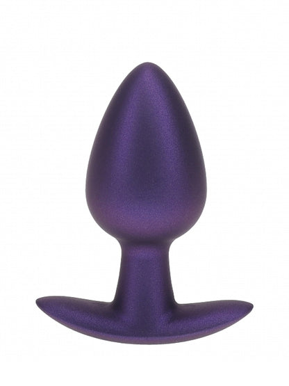 Ouch! Smooth Silicone Anal Plug Medium Purple 2
