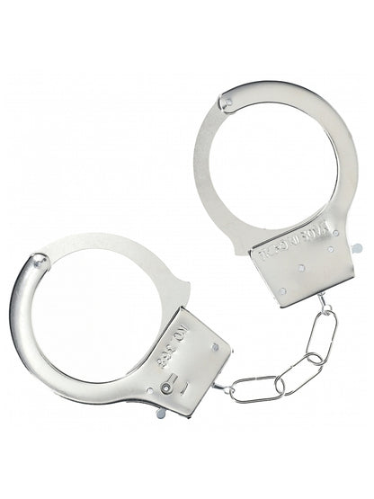 Ouch! Classic Metal Hand Cuffs Chrome