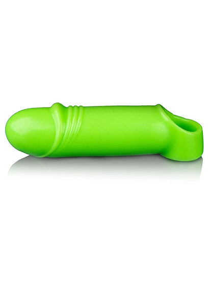 Ouch! Glow In The Dark Ridged Thick Stretchy Penis Sleeve